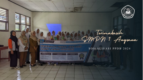 Kunjungan Tim PPDB SMK La-Tahzan Munjul Ke SMPN 1 Angsana : Membangun Sinergi Pendidikan