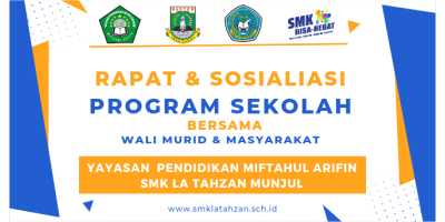 Rapat Dan Sosialisasi Program Sekolah Bersama Wali murid Kelas X Tahun Pelajaran 2023/2024