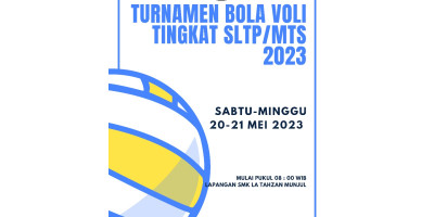 Tournament Bola Voly Tingkat SLTP/MTS 2023