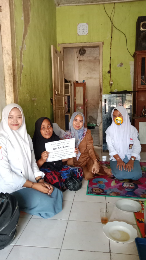 SMK LA TAHZAN PEDULI SESAMA, GALANG DONASI PENYAKIT KANGKER PAYUDARA