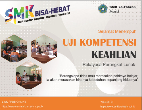 PELAKSANAAN UJI KOMPETENSI KEAHLIAN JURUSAN REKAYASA PERANGKAT LUNAK (RPL)